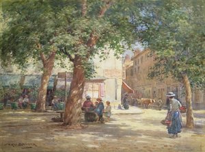 La plaza del mercado de William Kay Blacklock
